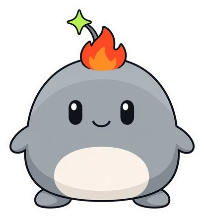 sizzmo: a grey gambomon with a small flame on its head.